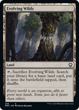 Evolving Wilds (208) (Commander: Dominaria United)