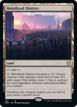 Mobilized District (218) (Commander: Dominaria United)