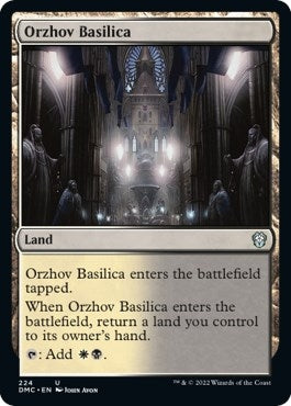 Orzhov Basilica (224) (Commander: Dominaria United)