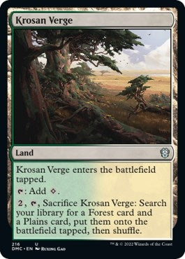 Krosan Verge (216) (Commander: Dominaria United)