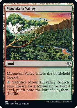 Mountain Valley (219) (Commander: Dominaria United)