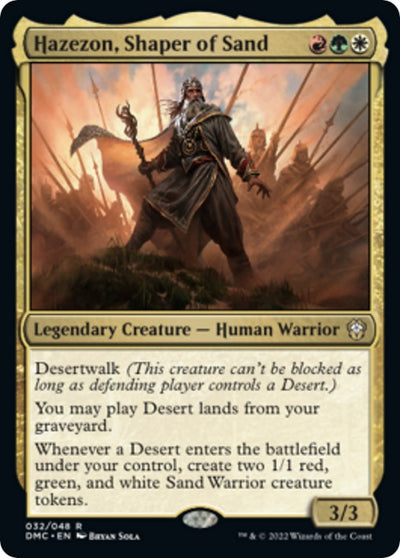 Hazezon, Shaper of Sand (32) (Commander: Dominaria United)