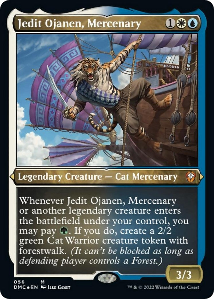 Jedit Ojanen, Mercenary (Foil Etched) (56) (Commander: Dominaria United)