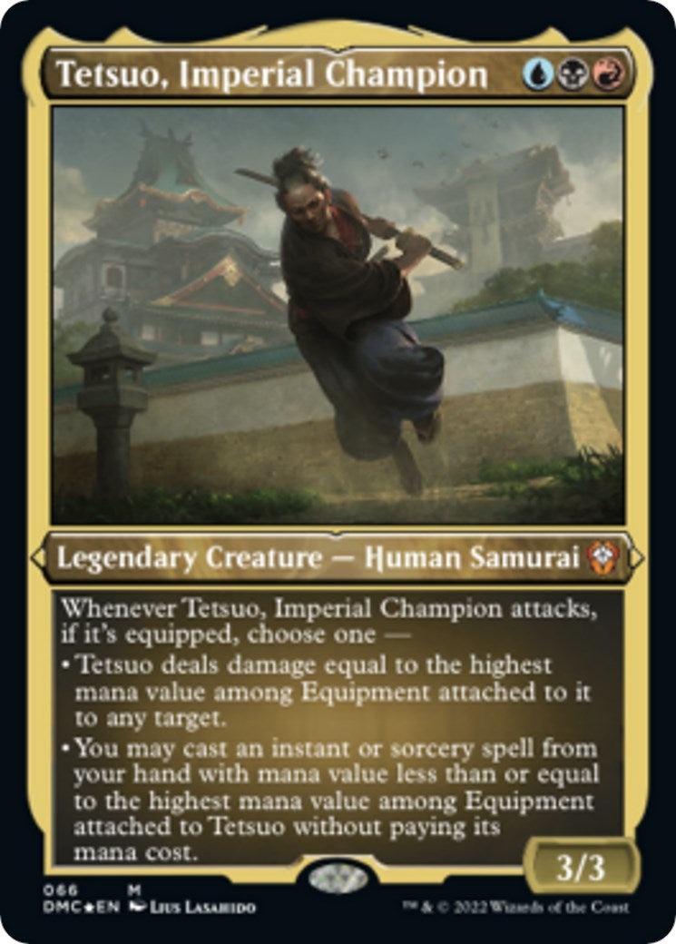 Tetsuo, Imperial Champion (Foil Etched) (66) (Commander: Dominaria United)