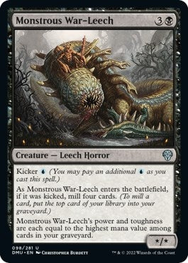 Monstrous War-Leech (98) (Dominaria United)
