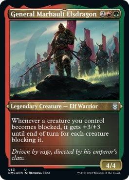 General Marhault Elsdragon (Foil Etched) (53) (Commander: Dominaria United)