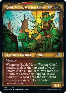 Rulik Mons, Warren Chief (Showcase) (316) (Dominaria United)
