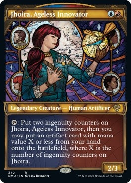 Jhoira, Ageless Innovator (Textured Foil) (342) (Dominaria United)