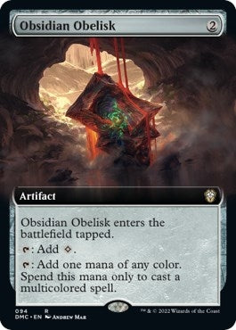 Obsidian Obelisk (Extended Art) (94) (Commander: Dominaria United)