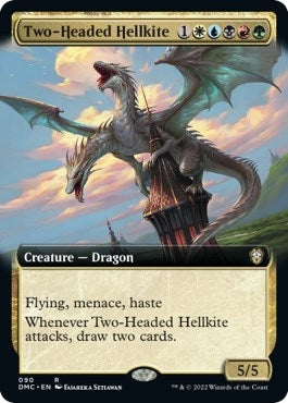 Two-Headed Hellkite (Extended Art) (90)
