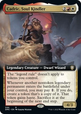 Cadric, Soul Kindler (Extended Art) (86) (Commander: Dominaria United)