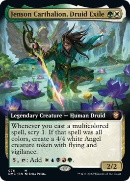 Jenson Carthalion, Druid Exile (Extended Art) (78) (Commander: Dominaria United)