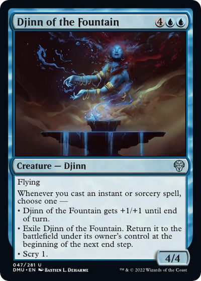 Djinn of the Fountain (47) (Dominaria United)