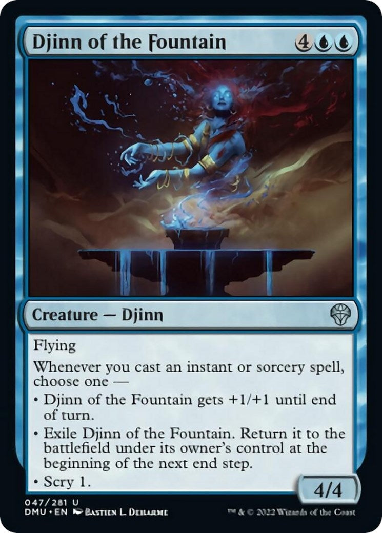 Djinn of the Fountain (47) (Dominaria United)