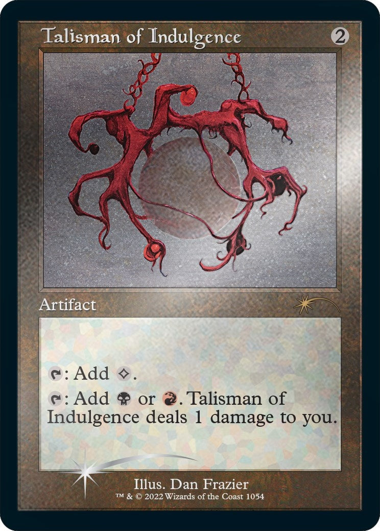 Talisman of Indulgence (Retro Frame) (Foil Etched) (1054) (Secret Lair Drop Series)
