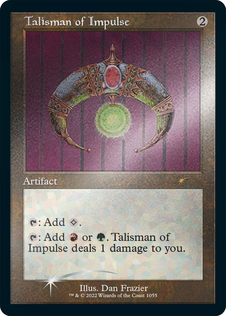 Talisman of Impulse (Retro Frame) (Foil Etched) (1055) (Secret Lair Drop Series)