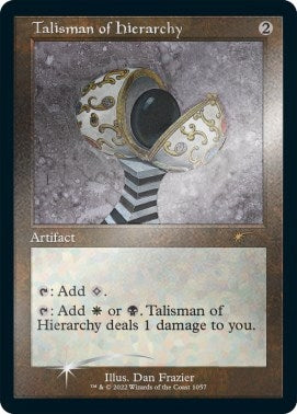 Talisman of Hierarchy (Retro Frame) (Foil Etched) (1057) (Secret Lair Drop Series)