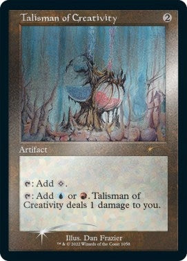 Talisman of Creativity (Retro Frame) (Foil Etched) (1058) (Secret Lair Drop Series)
