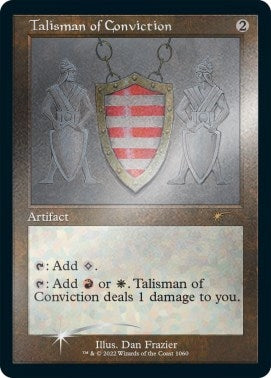 Talisman of Conviction (Retro Frame) (Foil Etched) (1060) (Secret Lair Drop Series)