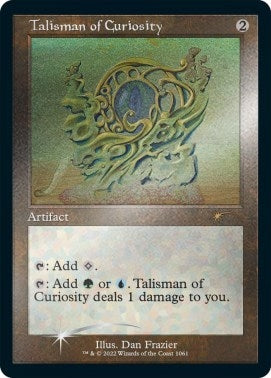 Talisman of Curiosity (Retro Frame) (Foil Etched) (1061) (Secret Lair Drop Series)