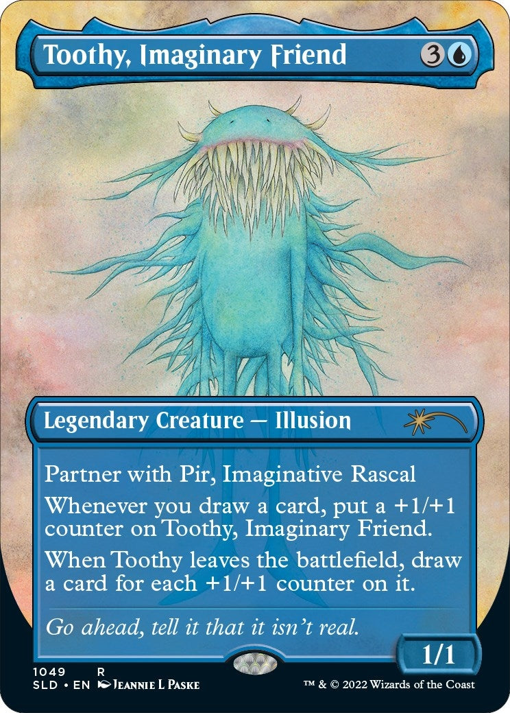 Toothy, Imaginary Friend (Borderless) (1049) (Secret Lair Drop Series)