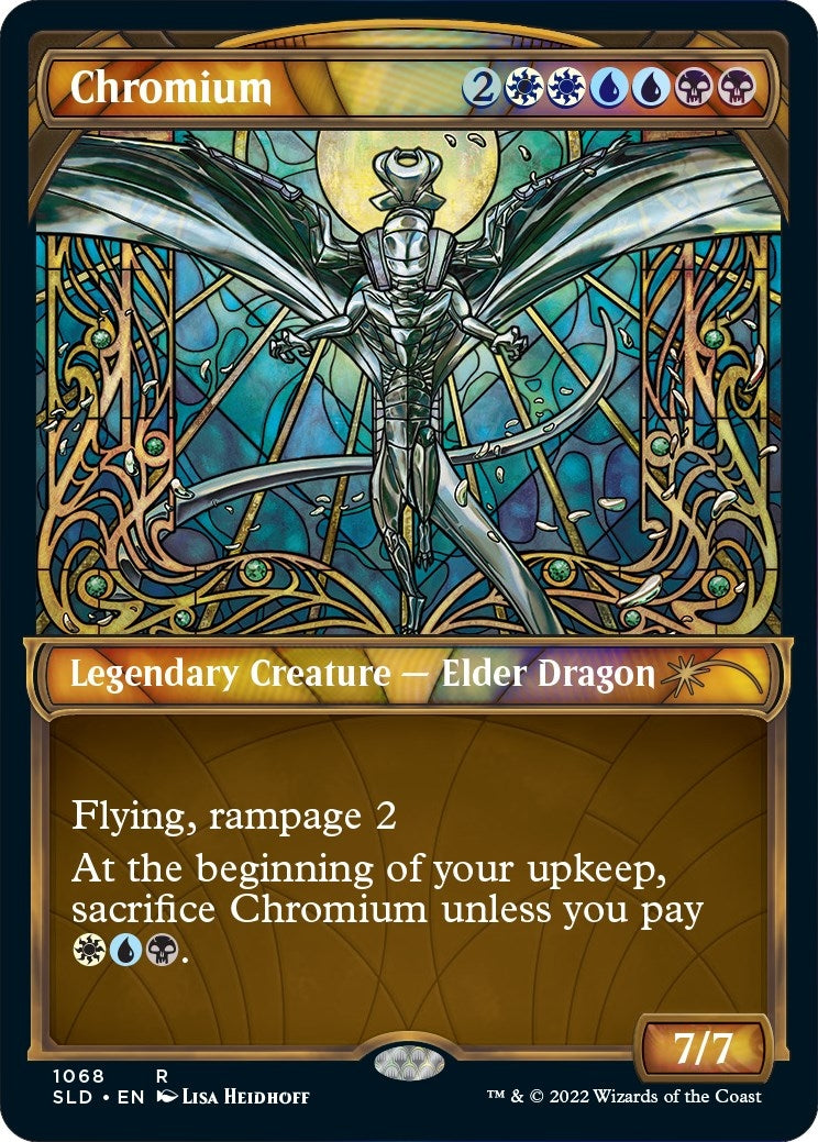 Chromium (Stained Glass) (Textured Foil) (1068) (Secret Lair Drop Series)