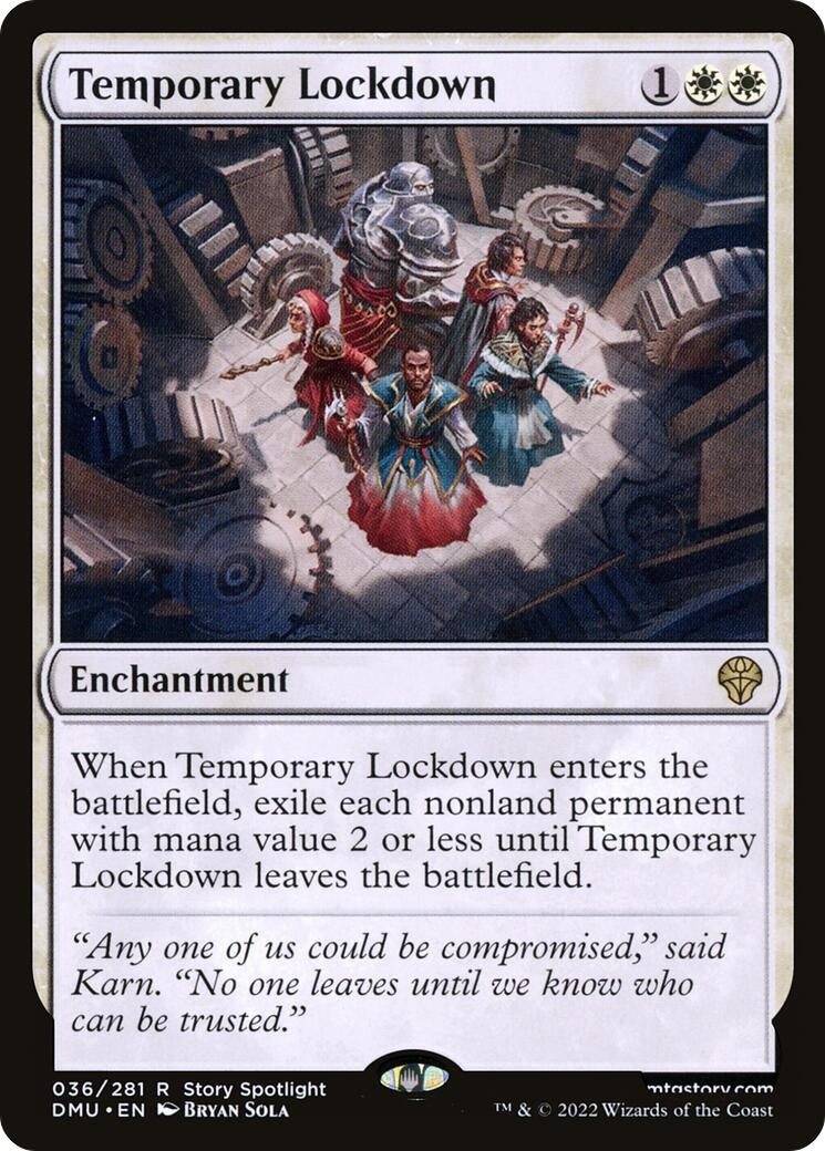 Temporary Lockdown (36) (Dominaria United)