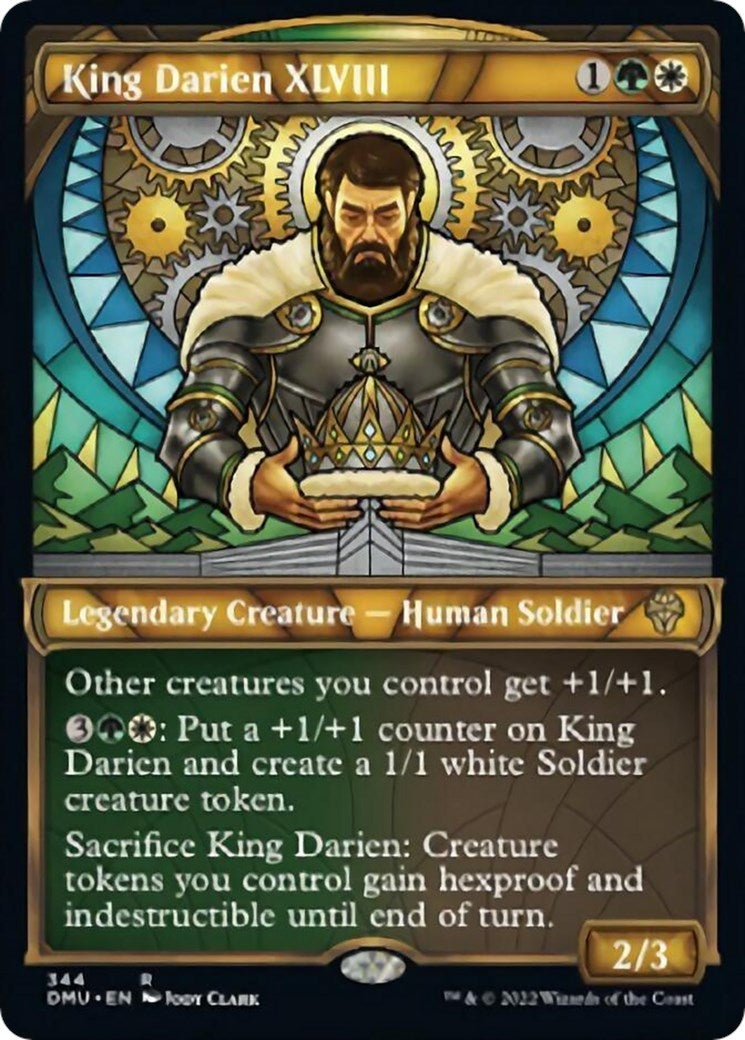 King Darien XLVIII (Textured Foil) (344) (Dominaria United)
