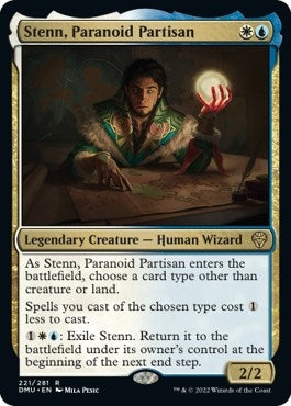 Stenn, Paranoid Partisan (221) (Dominaria United)