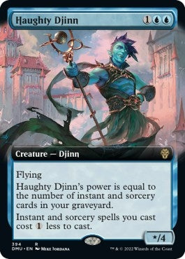 Haughty Djinn (Extended Art) (394) (Dominaria United)