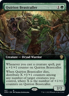 Quirion Beastcaller (Extended Art) (417) (Dominaria United)
