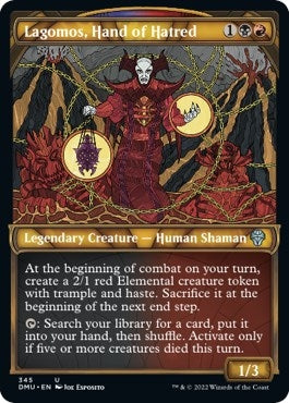 Lagomos, Hand of Hatred (Textured Foil) (345) (Dominaria United)
