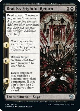Braids's Frightful Return (85) (Dominaria United)