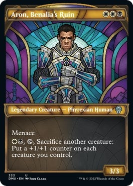 Aron, Benalia's Ruin (Textured Foil) (333) (Dominaria United)