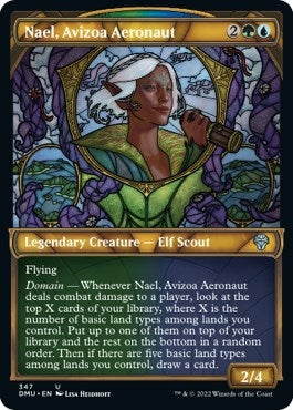 Nael, Avizoa Aeronaut (Textured Foil) (347) (Dominaria United)