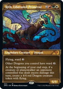 Rith, Liberated Primeval (Textured Foil) (354) (Dominaria United)