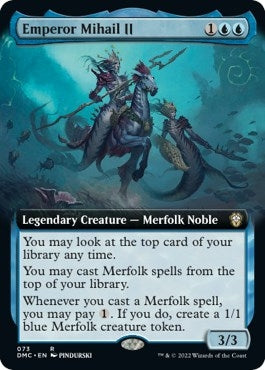 Emperor Mihail II (Extended Art) (73) (Commander: Dominaria United)