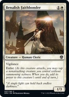 Benalish Faithbonder (7) (Dominaria United)