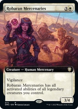 Robaran Mercenaries (Extended Art) (72) (Commander: Dominaria United)