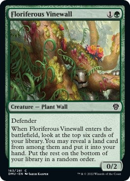 Floriferous Vinewall (163) (Dominaria United)