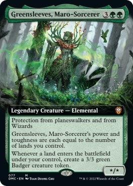 Greensleeves, Maro-Sorcerer (Extended Art) (77) (Commander: Dominaria United)