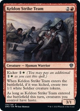 Keldon Strike Team (136) (Dominaria United)