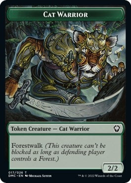 Cat Warrior Token (17) (Commander: Dominaria United)