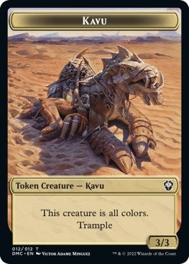 Kavu // Bear Double-Sided Token (12 // 7) (Commander: Dominaria United)