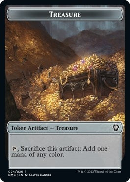 Treasure Token (24) (Commander: Dominaria United)
