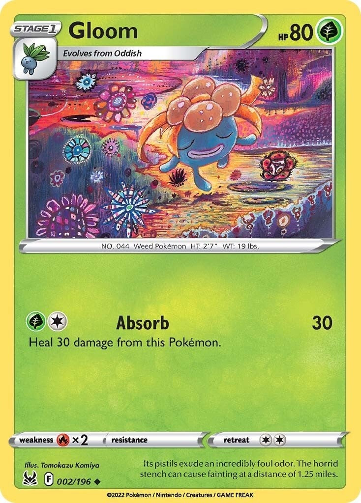 Image for Gloom (002/196) (SWSH11: Lost Origin) - Pokemon