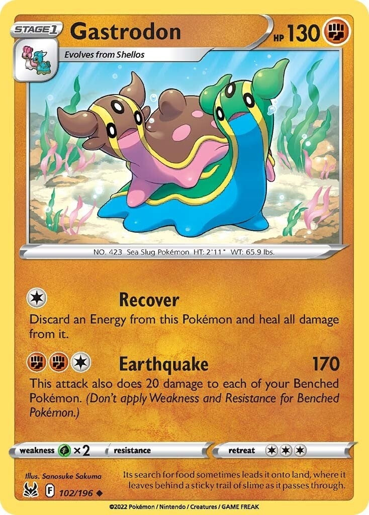 Image for Gastrodon (102/196) (SWSH11: Lost Origin) - Pokemon