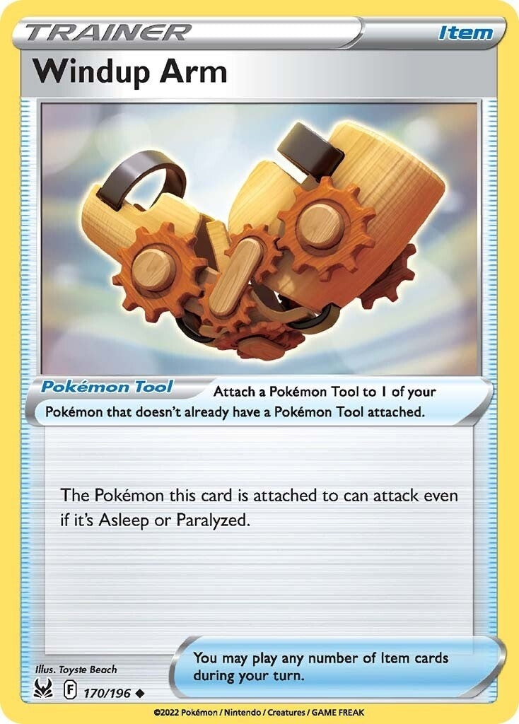 Image for Windup Arm (170/196) (SWSH11: Lost Origin) - Pokemon