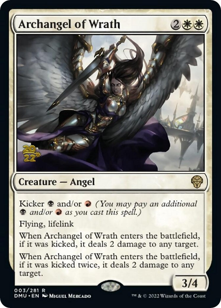 Archangel of Wrath (3) (Prerelease Cards)