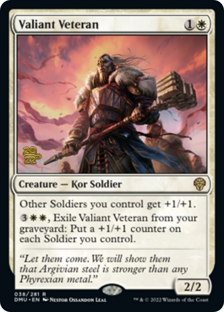 Image for Valiant Veteran (38) - Magic: The Gathering